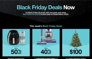 Target ‘s Black Friday begins now, here’s what you can buy deeply discounted