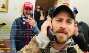 Far right crackpot “Baked Alaska” known for fraudulent internet posts arrested over his role in Capitol riots