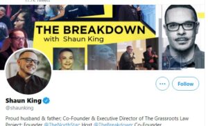 Mos Theft, aka Shaun King, is still trying to profit off of the plight of Black families